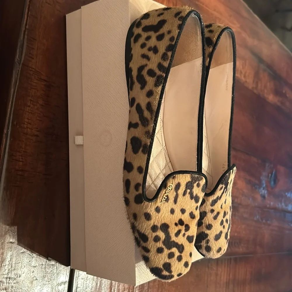 Prada Leopard Loafers - Picture 2 of 7